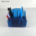 藍(lán)色可旋轉(zhuǎn)筆筒