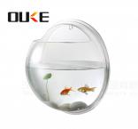 圓形壁掛式魚缸
